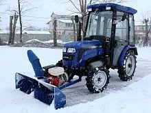 Снегоротор передненавесной с приводом от бензинового двигателя