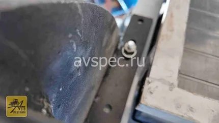 Отвал коммунальный усиленный на минитрактор